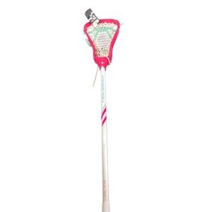Maverik Alta ST Complete Lacrosse Stick 36" Pink White Teal Mesh Pocket Sports